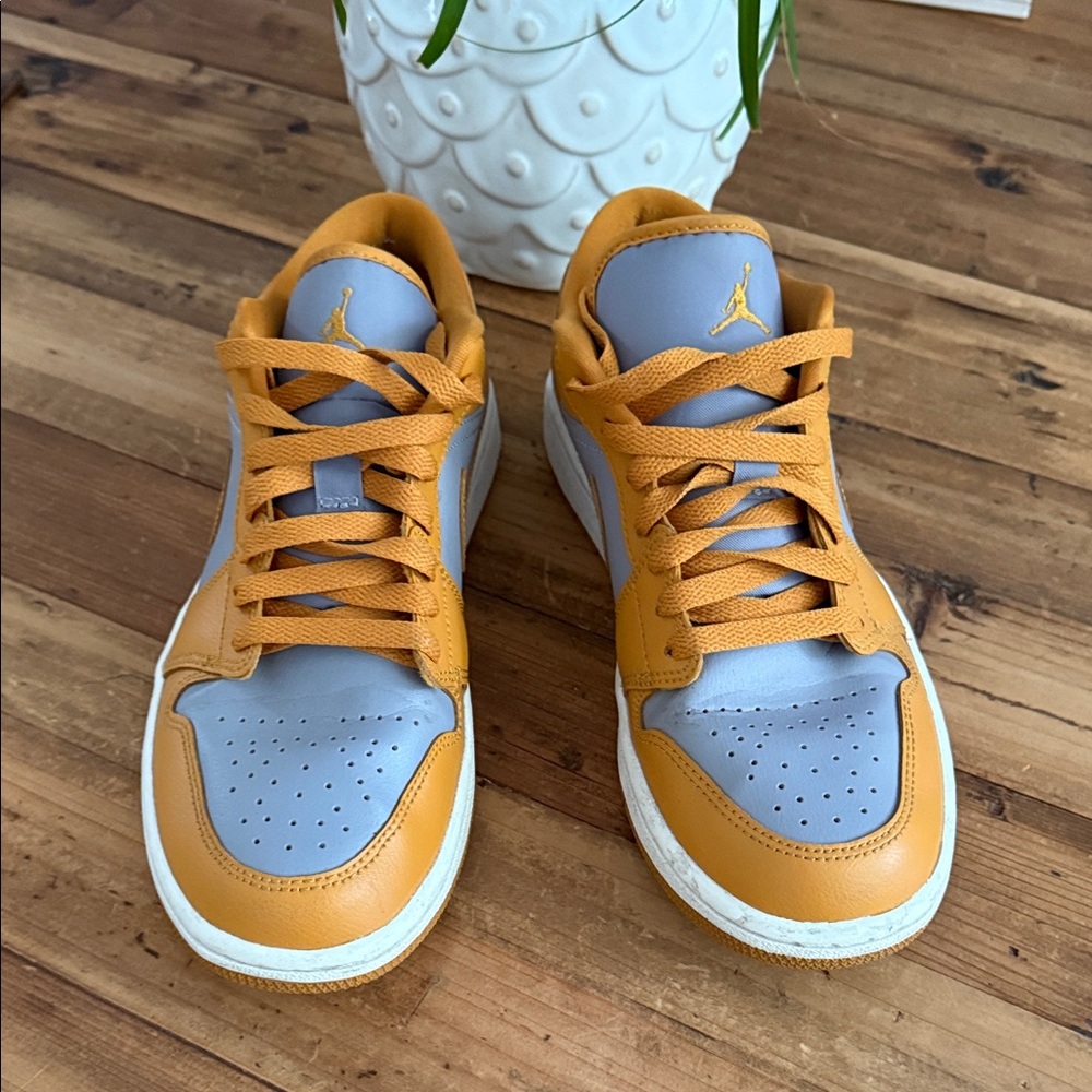 Jordan Athletic Shoes in Orange and Gray